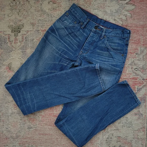 Raleigh denim workshop Jones jeans handcrafted handmade Japanese slubby